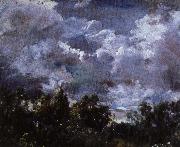 John Constable en studie av himmel och trad oil painting reproduction
